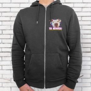 Hoddie Gris con zipper